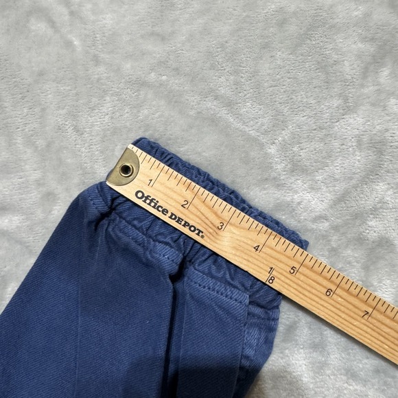 AMO Madeline Jogger Pants Womens 25 Blue Neptune Relaxed Tapered Made USA Casual - Picture 9 of 10